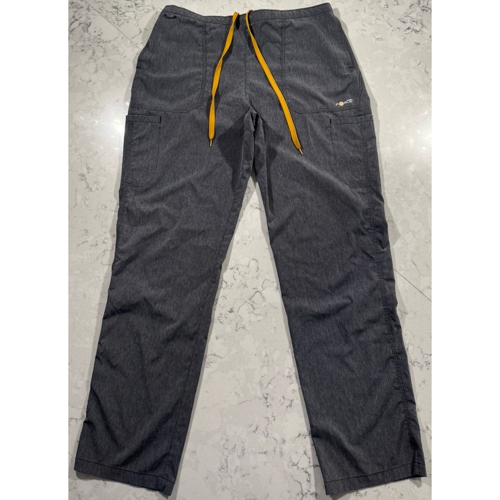 Carhartt Force Scrub Pants Womens Large Gray Modern Fit Twill Straight Leg